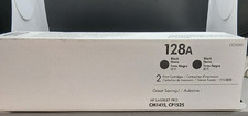 2x Genuine HP 128A Black LaserJet Toner Cartridge ( CE320A ) - Brand New Sealed picture