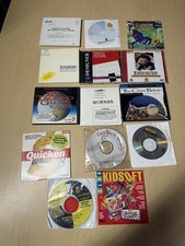 Vintage Mac Business related software CD Disc Lot, Demos & programs picture
