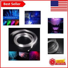 Flexible 6.5ft PMMA Fiber Optic Strands - Perfect for Starry Roof Decorations picture