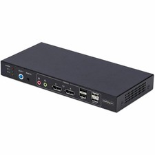 StarTech 2-Port Dual-Monitor DisplayPort KVM Switch with Dual View Video Matrix picture