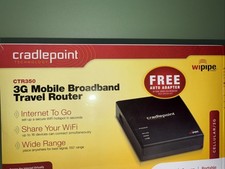 CRADLEPOINT CTR350 3G Mobile Broadband Wireless Travel Router Cellular WiFi PC picture