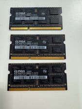 ELPIDA 4GB PC3-12800S-11-10-F39 RAM MEMORY (SET OF 3) picture