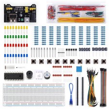Electronics Component Fun Kit Basic Jumper Wire Breadboard For Arduino picture