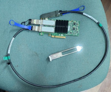 Dell M9NW6 Mellanox CX324A 40GbE QDR 2-Port QSFP+ PCIe3.0 w/2MJ5F QSFP & Cable picture