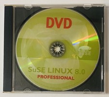 SuSE Linux 8.0 Professional DVD 2002 Vintage Linux Install Disc Tested picture