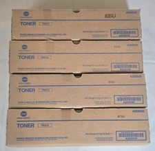 (4) Konica Minolta A202030 TN414 Black Toner Cartridges Lot of  4 picture