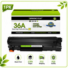 1PK CB436A Toner Cartridge Fits For HP 36A LaserJet P1505 M1522N M1522NF picture