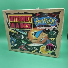 Internet In A Box FOR KIDS OPEN BOX TORN SEAL Rare Vintage Computer Software  picture
