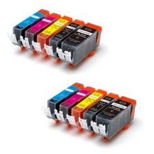 10 New Pack Combo Ink Set plus chip for 225 226 Pixma MG5220 MG5320 MX882 MX892 picture