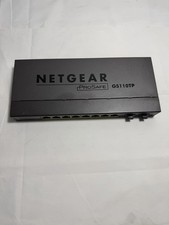 Netgear Prosafe GS110TP V2 8-Port Gigabit PoE 2x SFP Managed Switch w AC Adapter picture