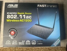 ASUS RT-AC55U Dual-Band Wireless-AC1200 Gigabit Router – Complete in Box picture