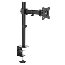 Single Monitor Fully Adjustable LED LCD TV Swivel Desk Mount 21 22 23 24 26 27