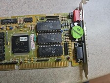 RARE VINTAGE 1991 OAK OTI067 512K 16 BIT ISA VGA CARD FCC: IDW67162008 picture