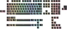 GLORIOUS Aura V2 Black PBT Pudding Keycaps Full Size TKL 75% 60% picture