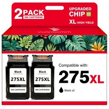 2 Pack PG-275XL CL-276XL Ink Cartridges For Canon PIXMA TS3520 TS3720 TR4720 picture
