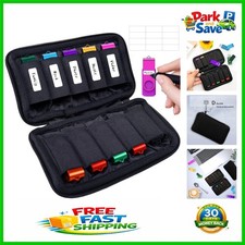 Compact Black Neoprene USB Drive Case with 10 Slots for Hassle-Free Storage picture