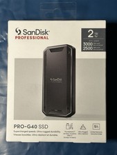 SANDISK Professional 2TB PRO-G40 SSD - Up to 2700MB/s, Thunderbolt 3 picture