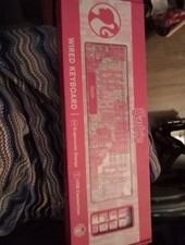 Barbie Themed Printed Computer Keyboard 2023 Works picture