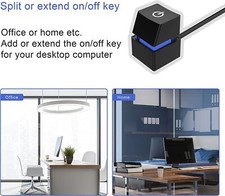 1Pcs New External Remote Start Pc Computer Power Switch Button Extension Cable picture