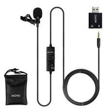 LV1-USB Lavalier Microphone for , Lapel for iPhone and Android Smartphones, B... picture
