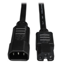 Tripp Lite P018010 10ft Heavy Duty Power Cord 16A 14AWG Black picture