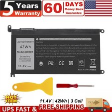 42wh Battery for Dell Inspiron 13 7375 P69G 7378 14 3482 7460 7472 15 5565 5567 picture