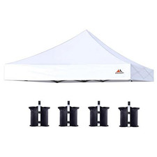SCOCANOPY Commercial 10x10 Replacement Canopy Top,Canopy Cover ONLY,Bonus 4 Pack picture
