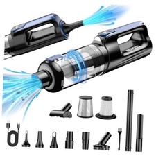 MONOZEL Car Vacuum Portable Cordless, 18000Pa 2 in 1 Vacuum Cleaner&Air Blue picture