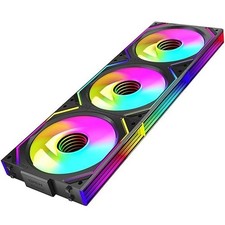Jungle Leopard PC Fan JM-V2 120 Daisy-Chaine  Fan —— Black Reverse picture