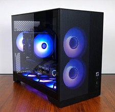 Phanteks XTM3 BLACK CASE WITH A B850M EAGLE WIFI WHITE MOTHERBOARD AM5 picture