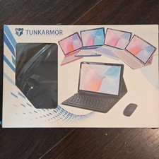 TUNKARMOR Keyboard Case & Mouse Bluetooth PU Leather for iPad 10th/11th Gen picture