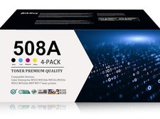 Toner Cartridge Set 508A 4-Pack for HP LaserJet M553 M552 M577 CF360A CF361A picture