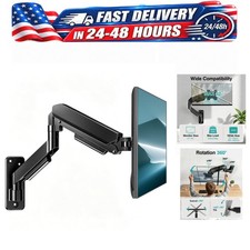 Single Monitor Wall Mount 17-32 inch Full Motion Adjustable Arm VESA 75x75 picture