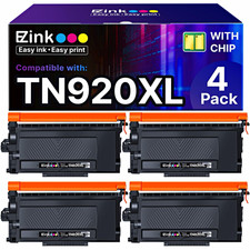 EZink TN920XL Compatible Toner Cartridge 4-Pack w/ Chip Black for Brother picture