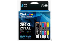 EZink 250XL/251XL Ink Cartridges - Combo 5-Pack picture