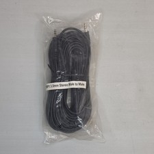 50ft 3.5mm AUX AUXILIARY CORD Male to Male Stereo Audio Cable PC MP3 CAR picture
