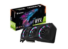 8GB Gigabyte Aorus RTX 3060 TI ELite PCI-E 4.0 x16 GVN306TAORUSE8GDREV2.0 picture