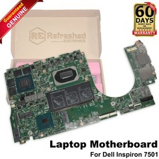 Dell Inspiron 7501 Motherboard Intel i7-10750H 8GB Ram GTX 1650 Ti 4GB K5HK9 picture