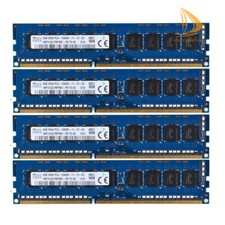 32GB SK Hynix 4 x 8GB 2Rx8 DDR3 1600MHZ PC3-12800E DIMM Desktop Memory ECC RAM picture