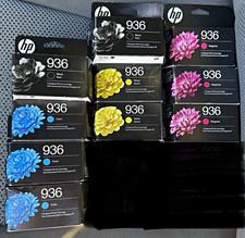 HP 936 Genuine/Original Inkjet Cartridges Lot 10 pcs Black Cyan Yellow Magenta picture