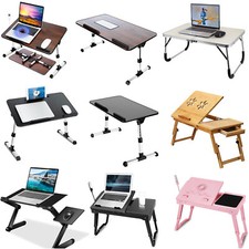 Portable Laptop Desk Foldable Lap Bed Tray 360° Adjustable Table Stand Sofa US picture