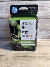 New Genuine HP 910XL High Yield Black 910 Tri Color Ink Cartridges Exp Oct 2025 picture