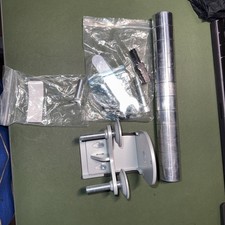 Humanscale M8 Monitor Desk Clamp Silver Post And Hardware picture