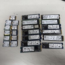 LOT OF 24x MIXED BRAND SSD 256 GB M.2 NVMe 2280  LAPTOPS Internal SSD Read Descr picture