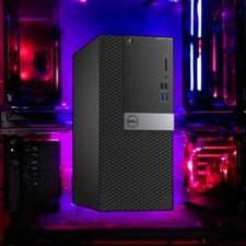 GAMING Dell Desktop PC MT Core i7 NVIDIA 2G GPU 16GB RAM 512GB SSD W11P WIFI BT picture