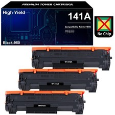 3PK 141A W1410A Toner Fits for HP LaserJet M110w MFP M139w M140w M140 AA No Chip picture