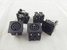 10pcs DIN 8 Pin Circular Jack Female Panel Mount PCB Mount Connector Adapter picture