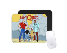 Old School Action Series Mouse Pad | Johnny Quest Style Adventure Gift picture
