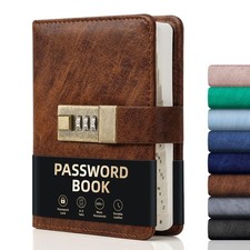 Wemate Password Book With Lock, Password Book With Alphabetical Tabs 6 picture