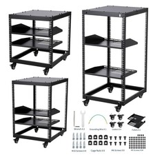 Garvee 10U 15U 20U Heavy Duty Open Frame Network Rack Server Rack for AV/IT picture